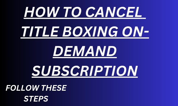 Boxing Title Subscription