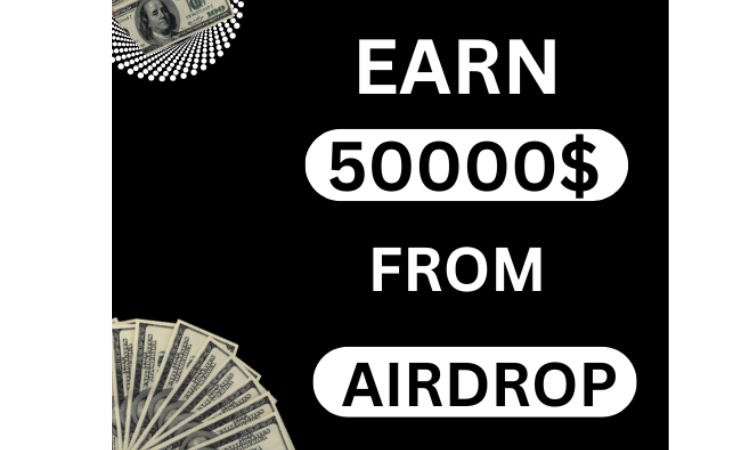 a fanned out cash on a black background Easily Earn $50000 from Airdrop in a month